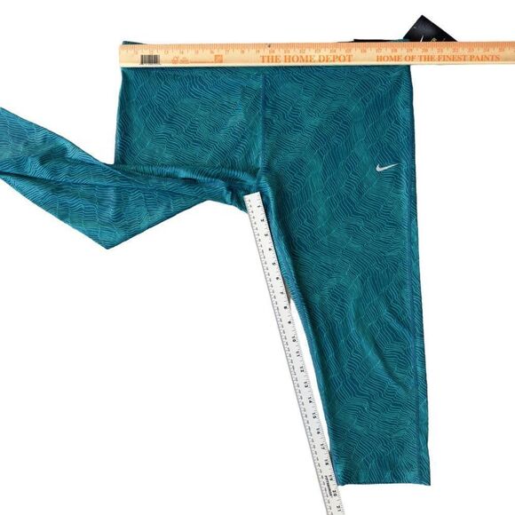 Nike Essential Dri-Fit Tight Crop Running Leggings 848586-346 Women's 2X - Picture 5 of 9